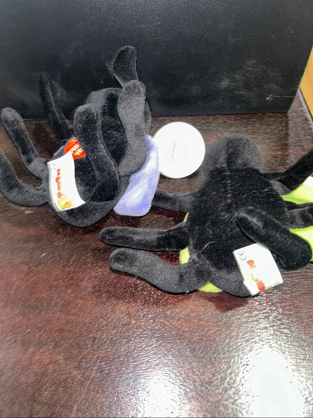 Set of 2 Vintage DanDee chatter bug plush